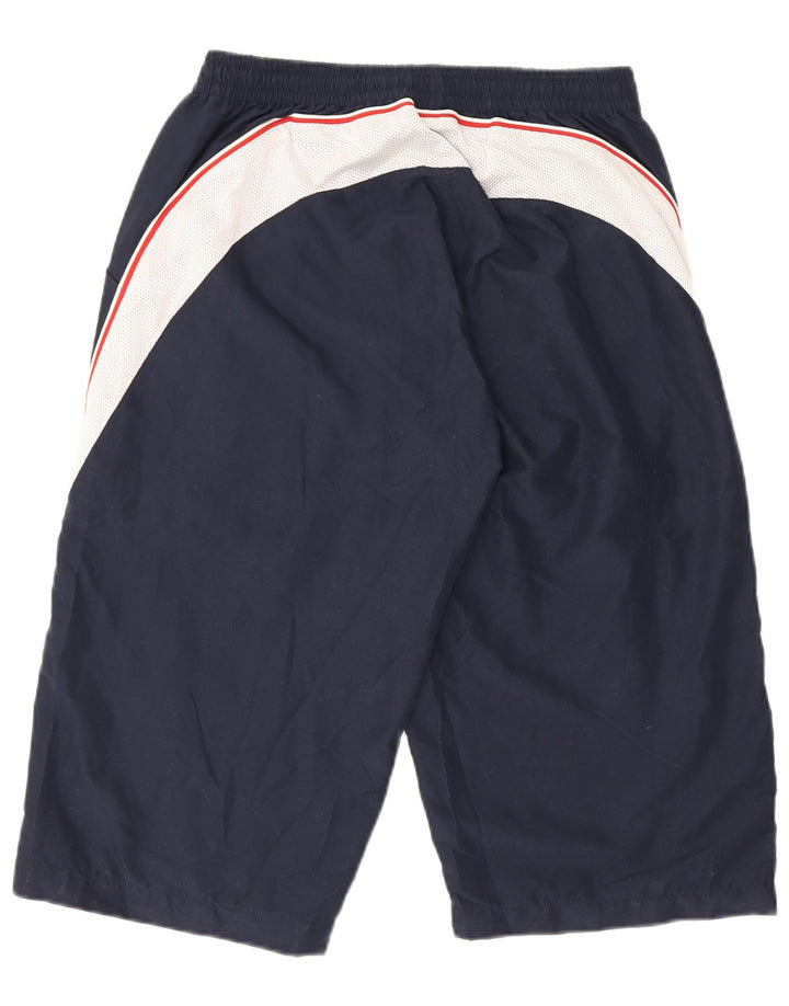 Fila Herren-Bermuda-Sportshorts mit Grafik, mittelgroß, Marineblau, Farbblock