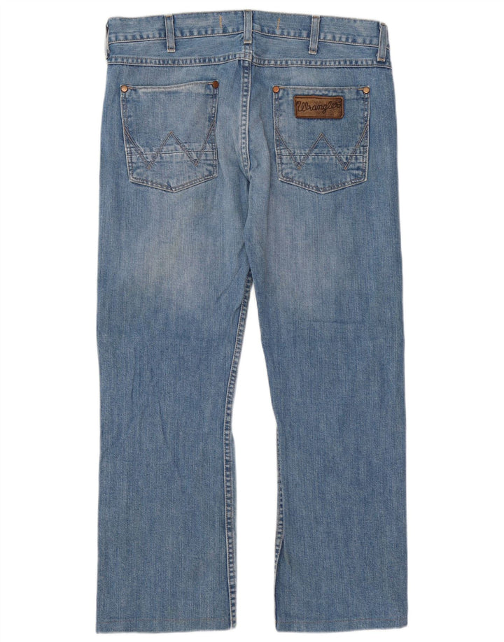 Wrangler Herren Ace Straight Jeans W33 L29 Blaue Baumwolle