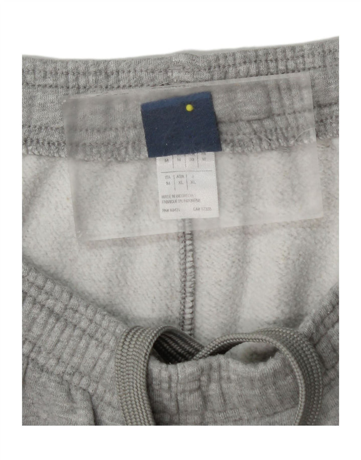 Reebok Herren-Trainingshose, Jogginghose, mittelgrau gefleckte Baumwolle