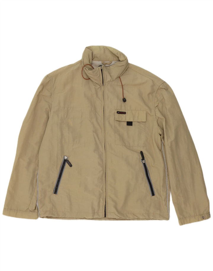 Gas Herren Regenjacke UK 42 XL Khaki Polyester