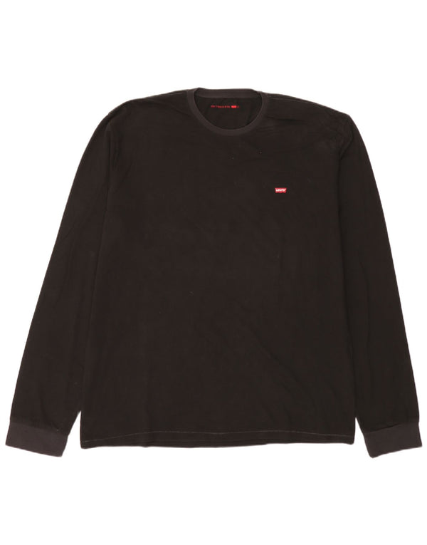 Levi's Mens Top Long Sleeve 2XL Black Cotton