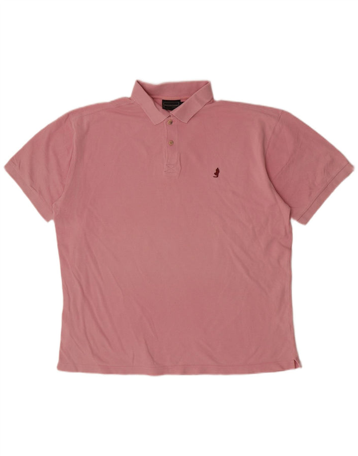Marlboro Classics Herren Poloshirt 2XL Rosa Baumwolle