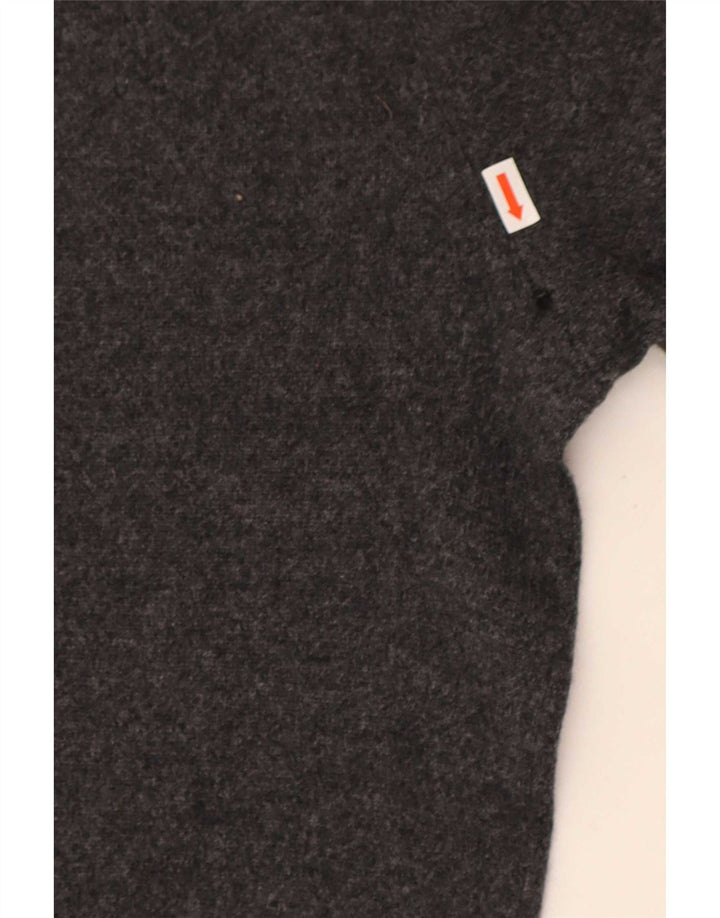 Polo Ralph Lauren Herren-Pullover mit Rundhalsausschnitt, mittelgraue Wolle