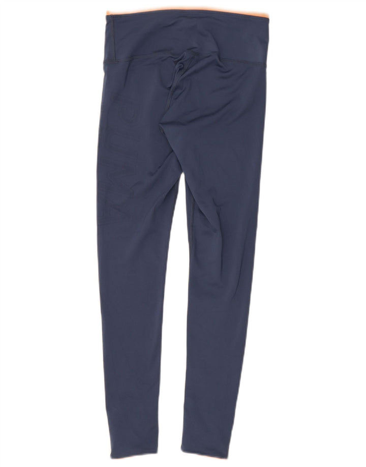 PUMA Damen Graphic Leggings UK 4 XS Marineblau