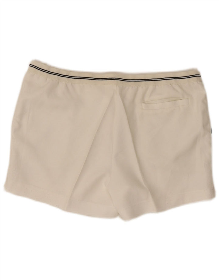 Vintage Herren Chino Shorts W34 Groß Weiß