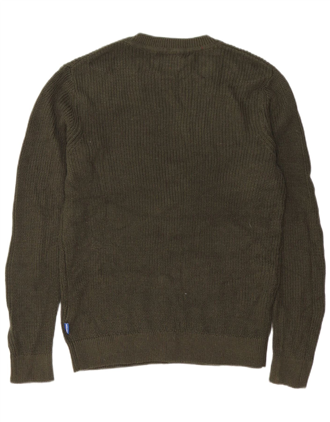Jack & Jones Herren-Pullover mit Rundhalsausschnitt, mittelgrünes Acryl