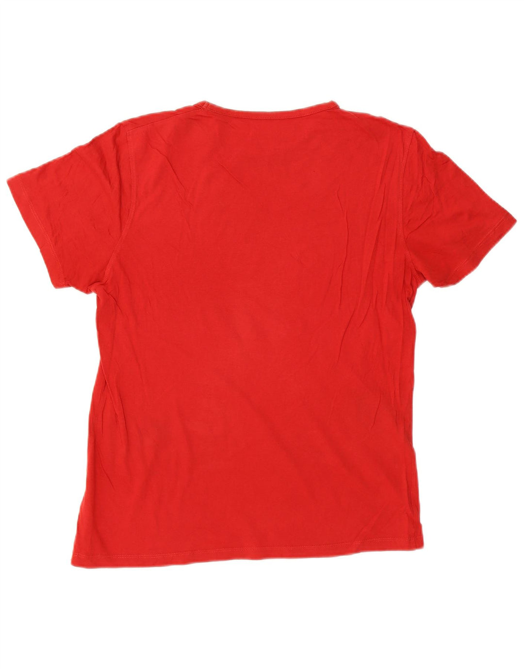 LEE COOPER Mens Graphic T-Shirt Top Large Red Cotton