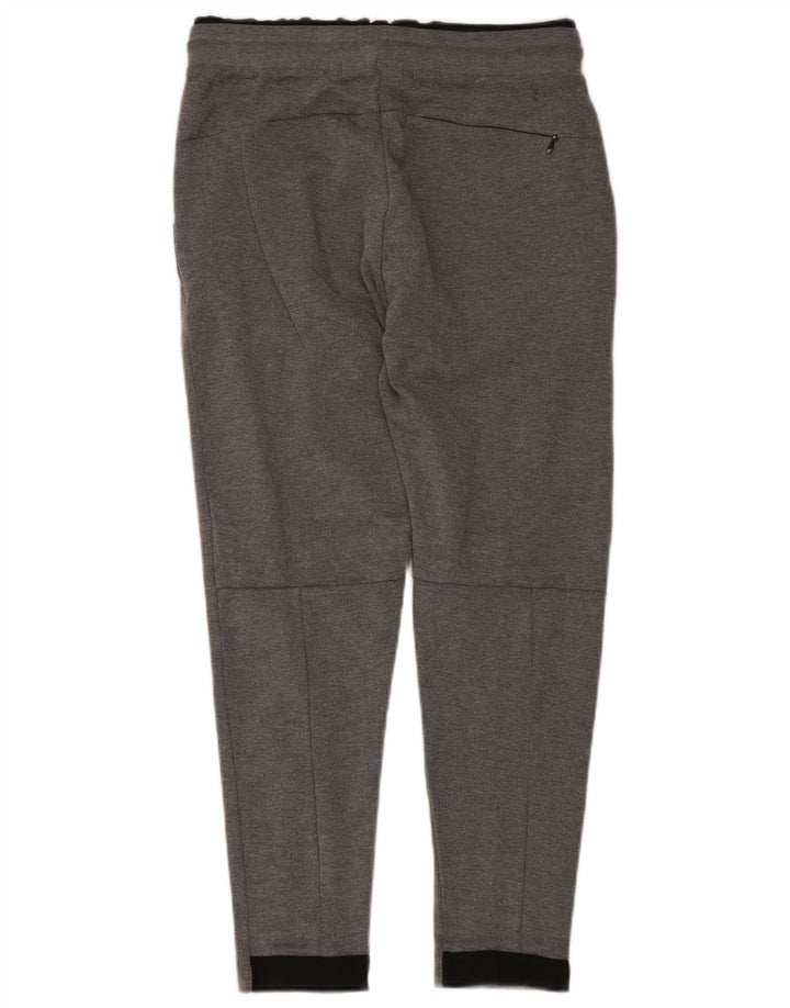 Zara Herren-Trainingshose, klein, grau, Farbblock-Polyester