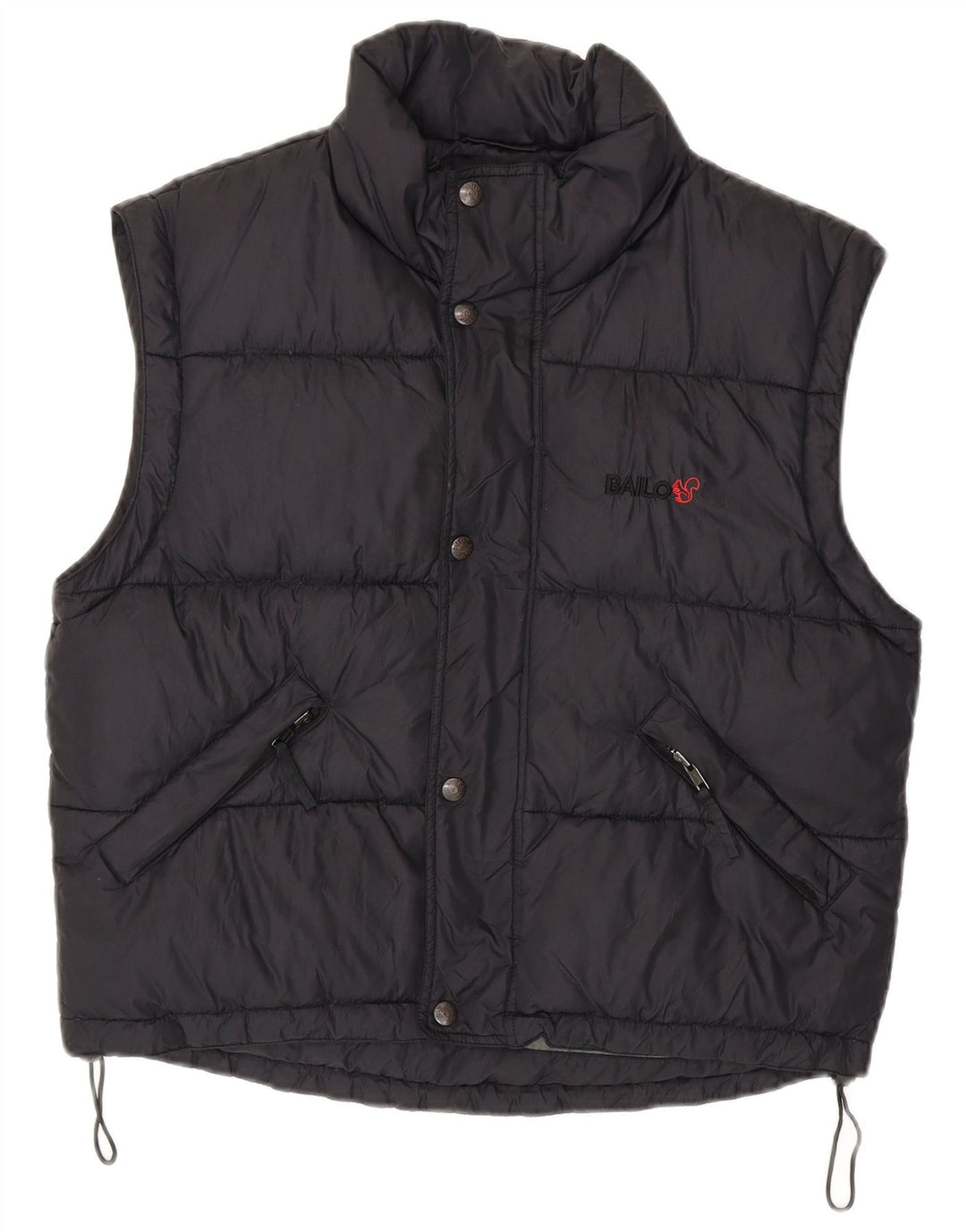 Bailo Herren Wattierte Weste UK 38 Medium Schwarz