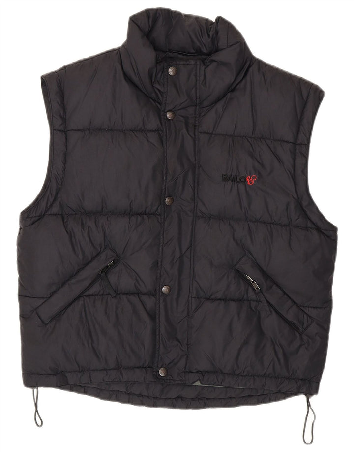 Bailo Herren Wattierte Weste UK 38 Medium Schwarz