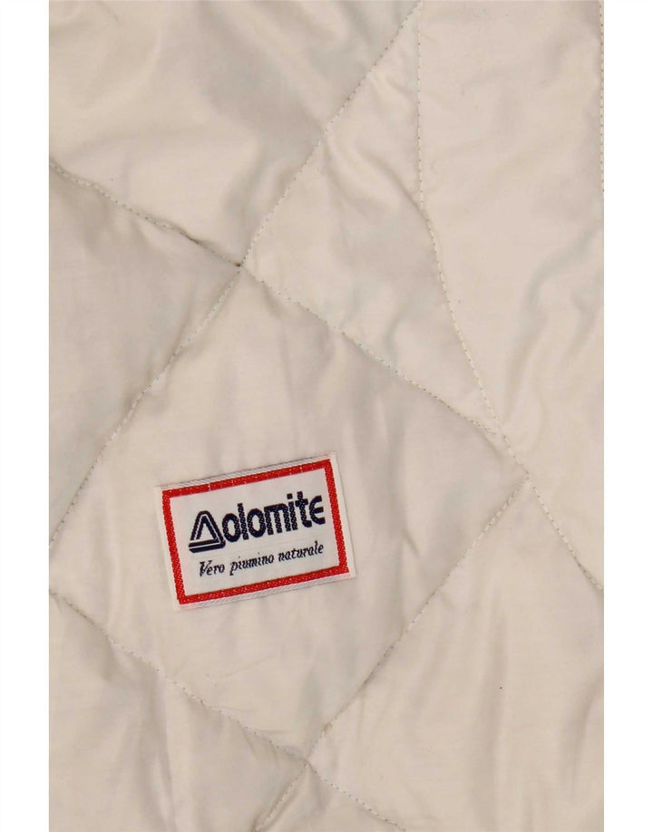 Dolomite Herren Kapuzenjacke, wendbar, wattiert, UK 36, Größe S, Weiß, Polyester