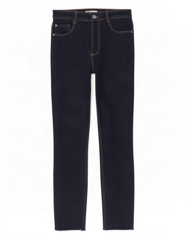 Zara Damen Slim Jeans EU 36 XS W26 L26 Marineblau