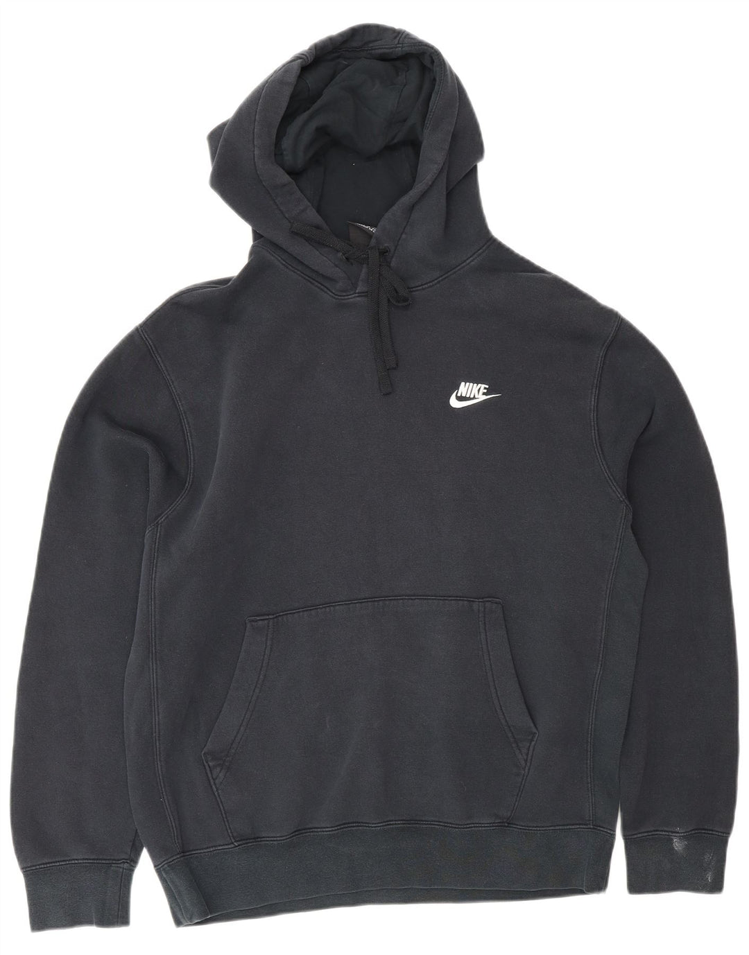 Nike Herren-Hoodie-Pullover aus Baumwolle in mittlerem Marineblau