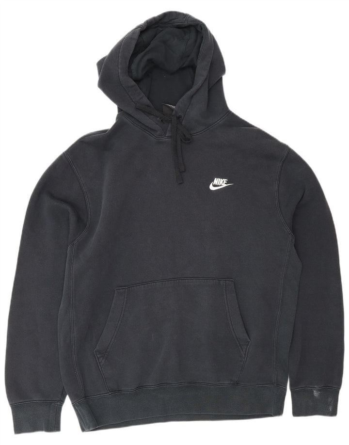 Nike Herren-Hoodie-Pullover aus Baumwolle in mittlerem Marineblau