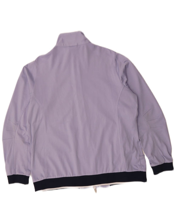 Champion Easy Fit-Trainingsanzugoberteil für Damen, UK 18, XL, Lila, Farbblock