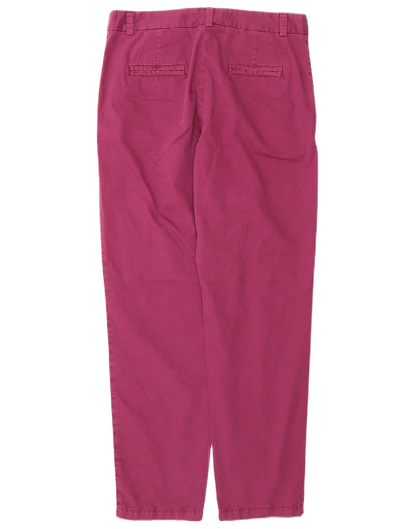 Marks & Spencer Gerade Chino-Hose für Damen, UK 10, Größe S, W32, L30, Lila