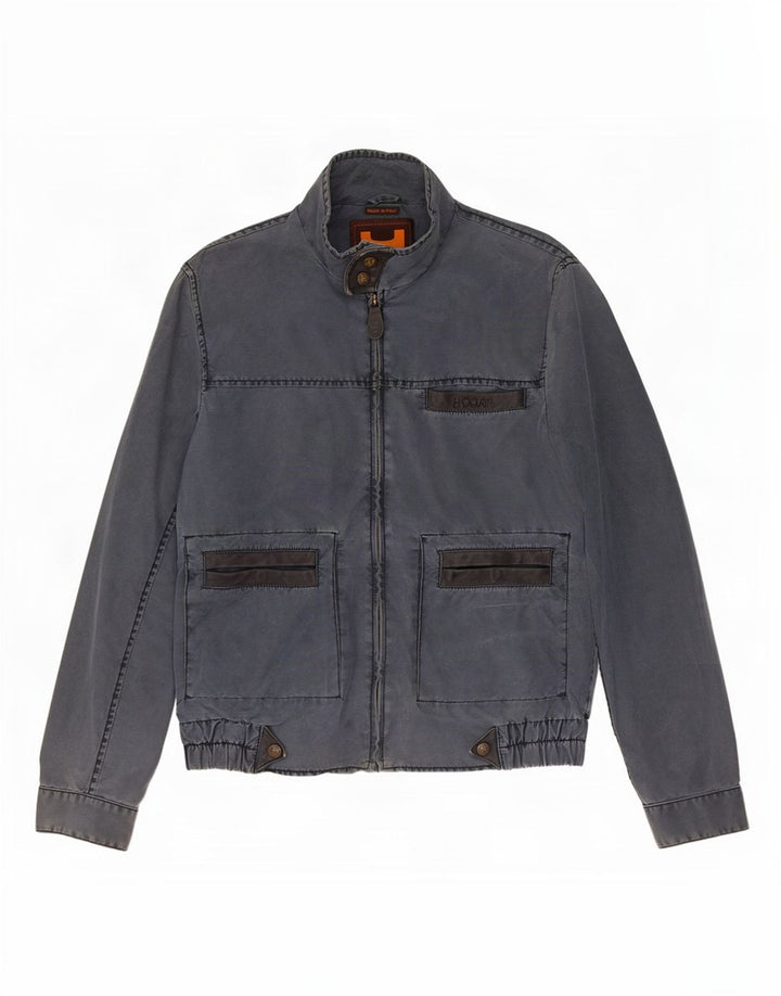 Hogan Herren Utility-Jacke UK 38 Medium Marineblau