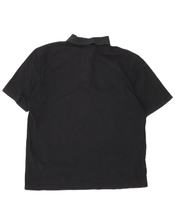 AUSTRALIAN L'ALPINA Herren Poloshirt IT 50 Medium Schwarz