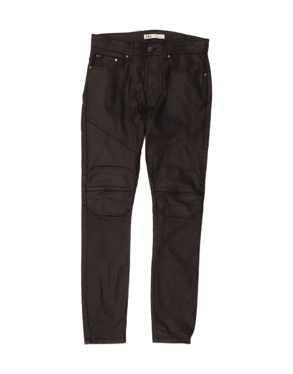 Zara Herren Skinny Jeans EU 40 Medium W31 L30 Schwarze Baumwolle
