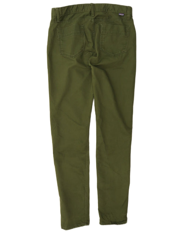 Patagonia Damen Slim Freizeithose US 6 Medium W30 L31 Grüne Baumwolle