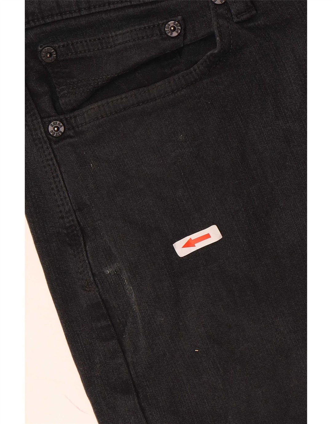 Marks & Spencer Slim-Jeans für Damen, W32, L30, schwarze Baumwolle