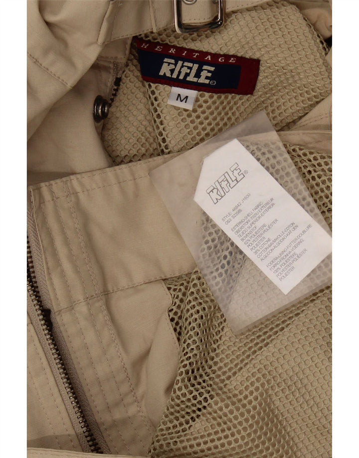 Rifle Herren Heritage Utility Jacke UK 38 Medium Beige Polyester