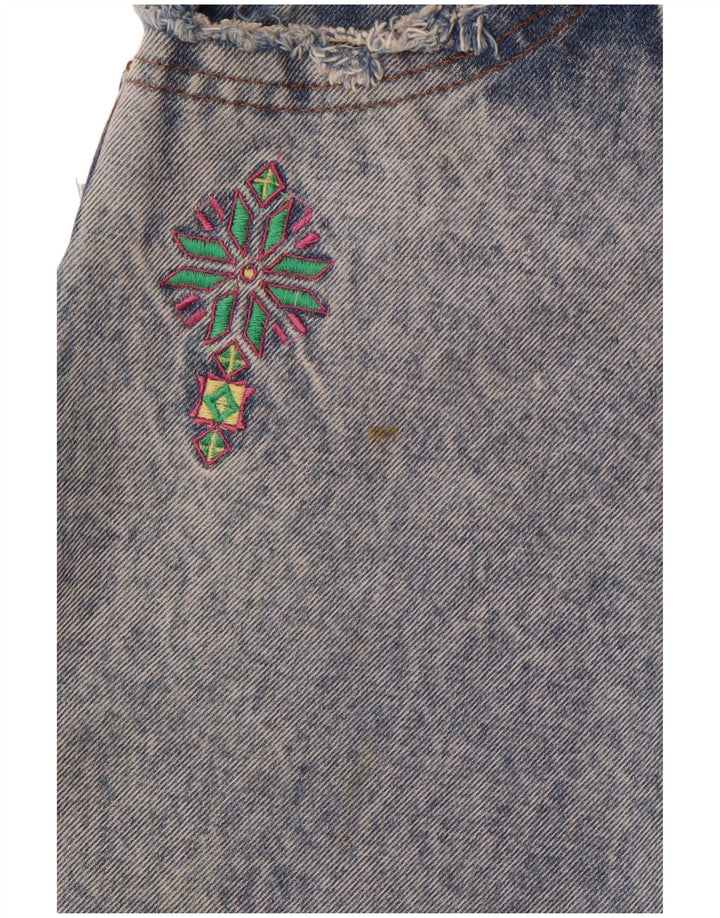 Casucci Damen Jeansrock IT 46 Large W30 Blaue Baumwolle