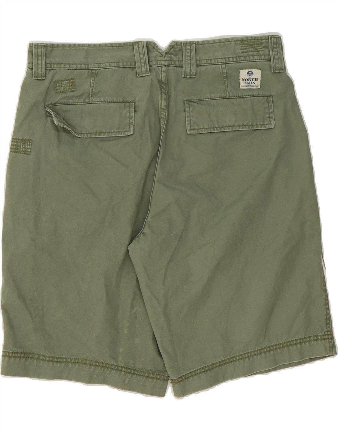 NORTH SAILS Mens Chino Shorts IT 46 Small W30  Green Cotton Vintage North Sails and Second-Hand North Sails from Messina Hembry 