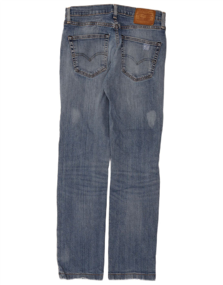Levi's Herren Distressed Slim Jeans W31 L29 Blaue Baumwolle
