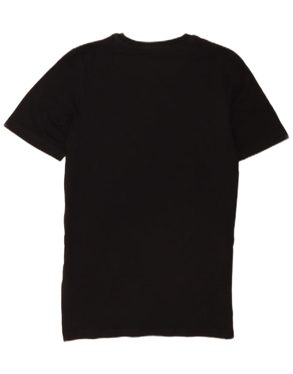 Jack & Jones Jungen-T-Shirt mit Grafik, 15–16 Jahre, schwarze Baumwolle