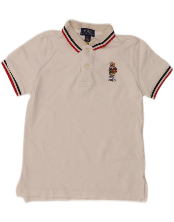 RALPH LAUREN Poloshirt für Jungen, 5–6 Jahre, Weiß