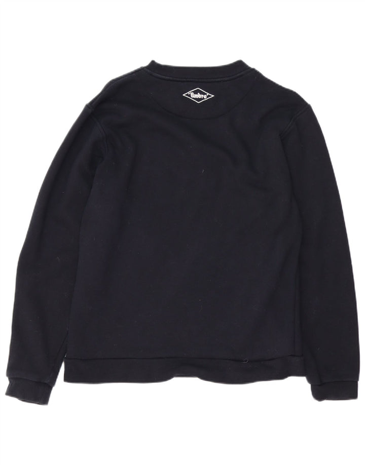 UMBRO Herren-Sweatshirt mit Grafik, Größe S, schwarze Baumwolle