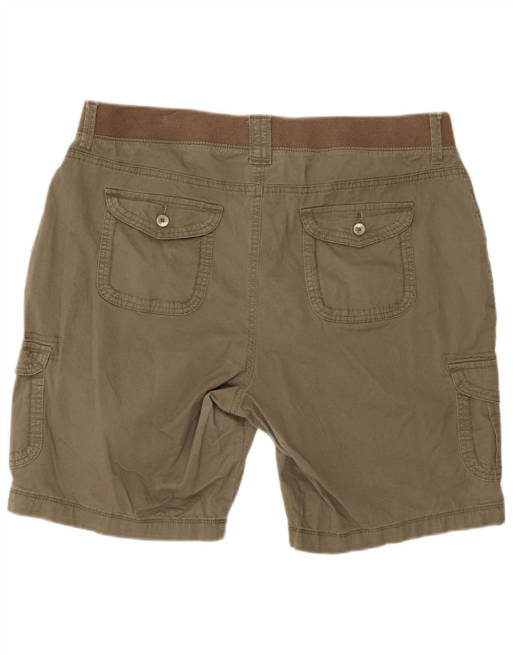 LEE Damen-Cargoshorts mit entspannter Passform, US 18, 2XL, W40, Khaki, Baumwolle