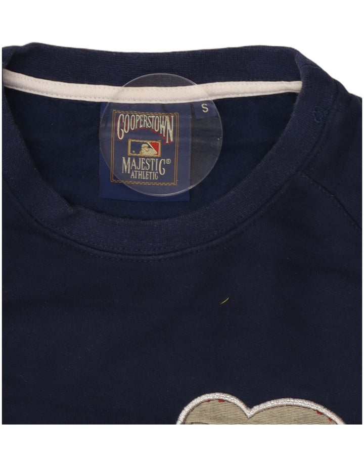 Majestic Damen-Sweatshirt mit Grafik, Gr. 10, Marineblau