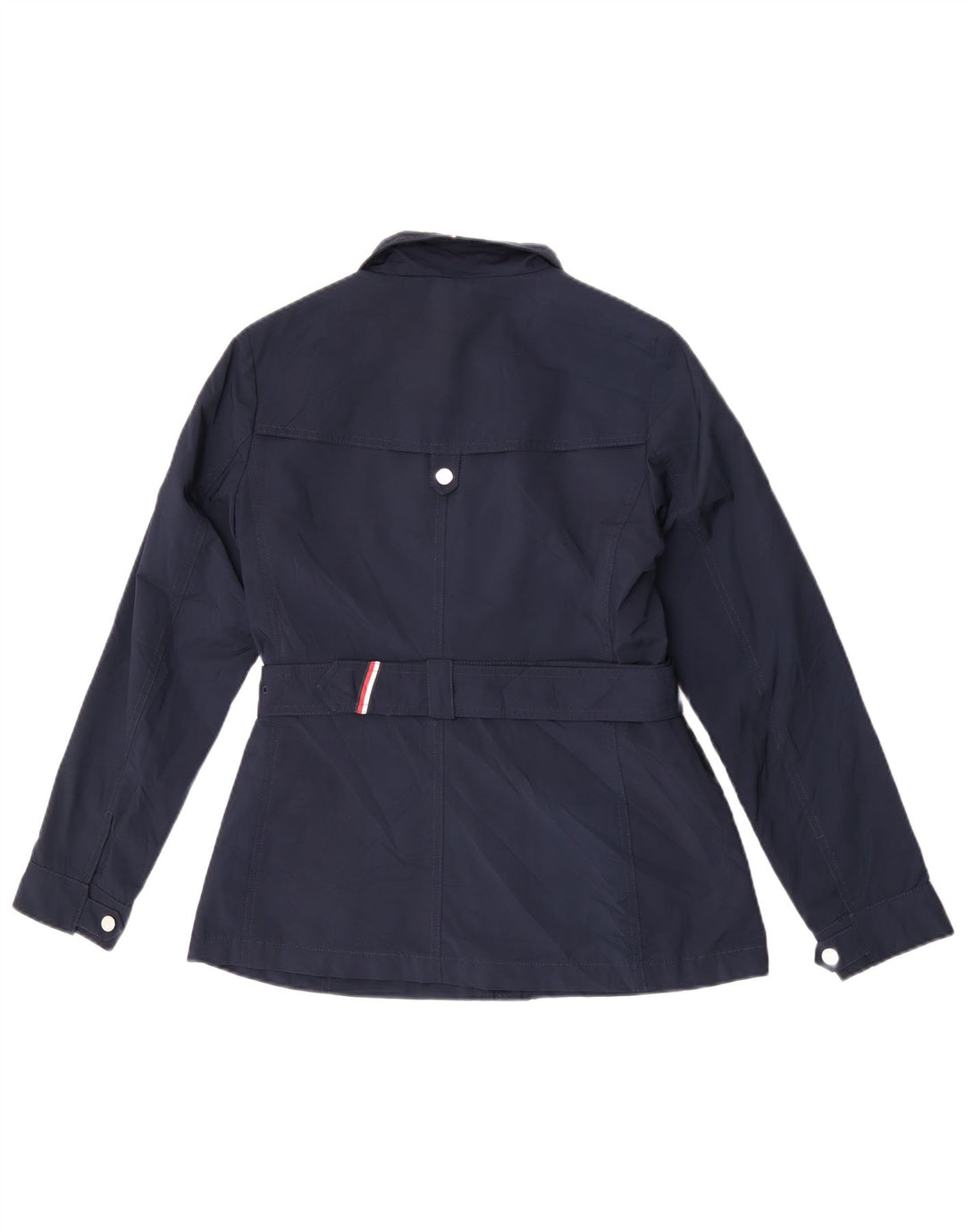 Tommy Hilfiger Damen Utility-Jacke UK 10 Small Marineblau Polyester