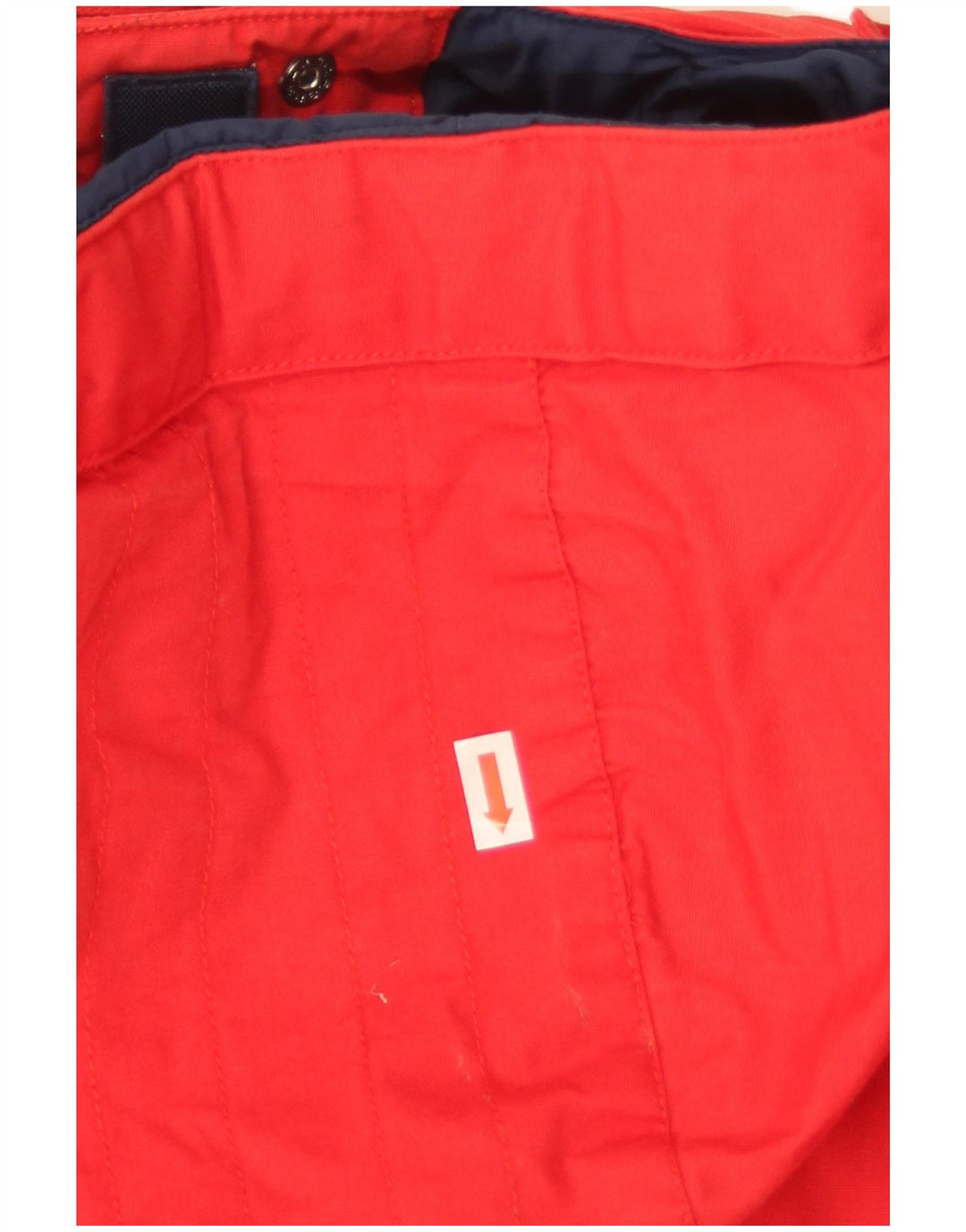 Tommy Hilfiger Herren-Jacke mit Kapuze, gepolstert, UK 40, Größe L, Rot, Polyester