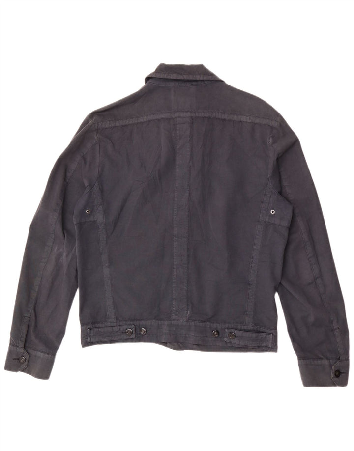 Cerruti 1881 Herren Bomberjacke UK 38 Mittelgraue Baumwolle