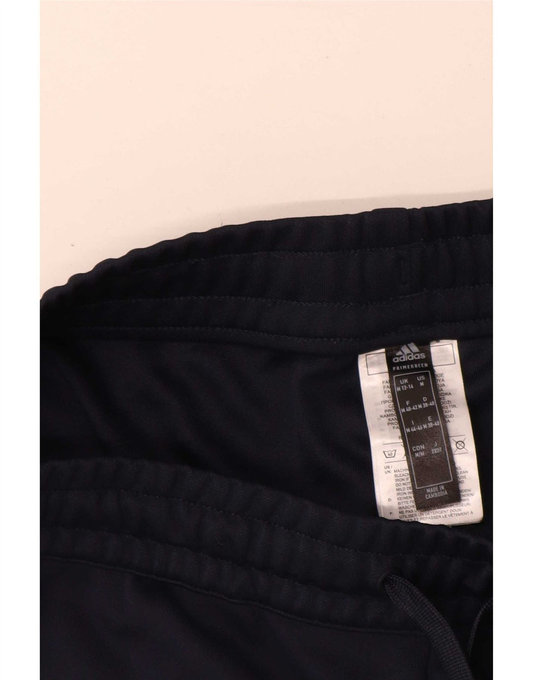 Adidas Damen-Trainingshose UK 12/14 Medium Marineblau Polyester