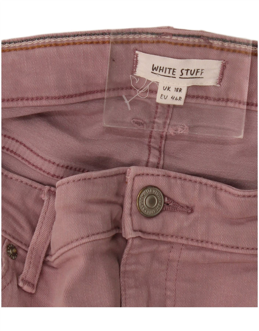 White Stuff Damen-Cropped-Jeans, UK 18, XL, W38, L25, Lila