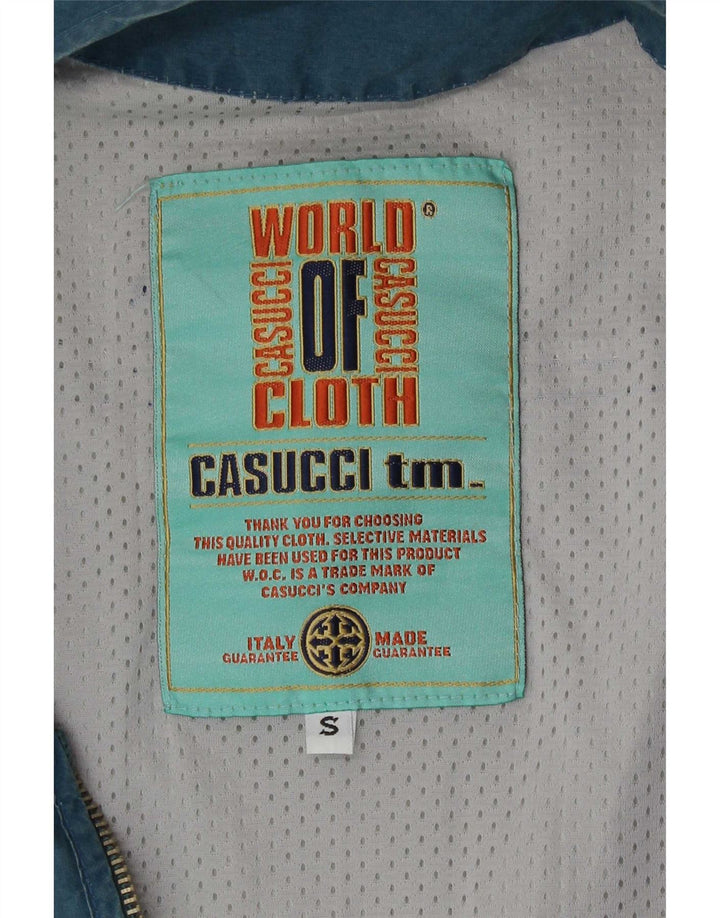 Casucci Herren-Utility-Gilet UK 36 Small aus blauer Baumwolle