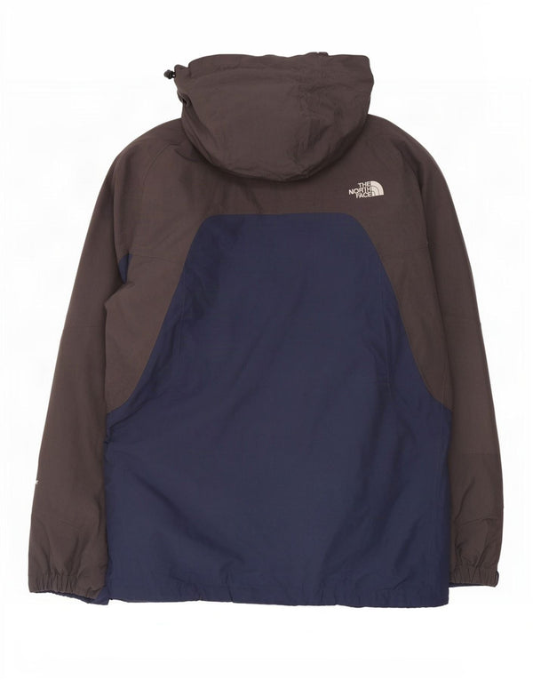 The North Face Herren-Regenjacke mit Kapuze, UK 42, XL, Marineblau, Farbblock