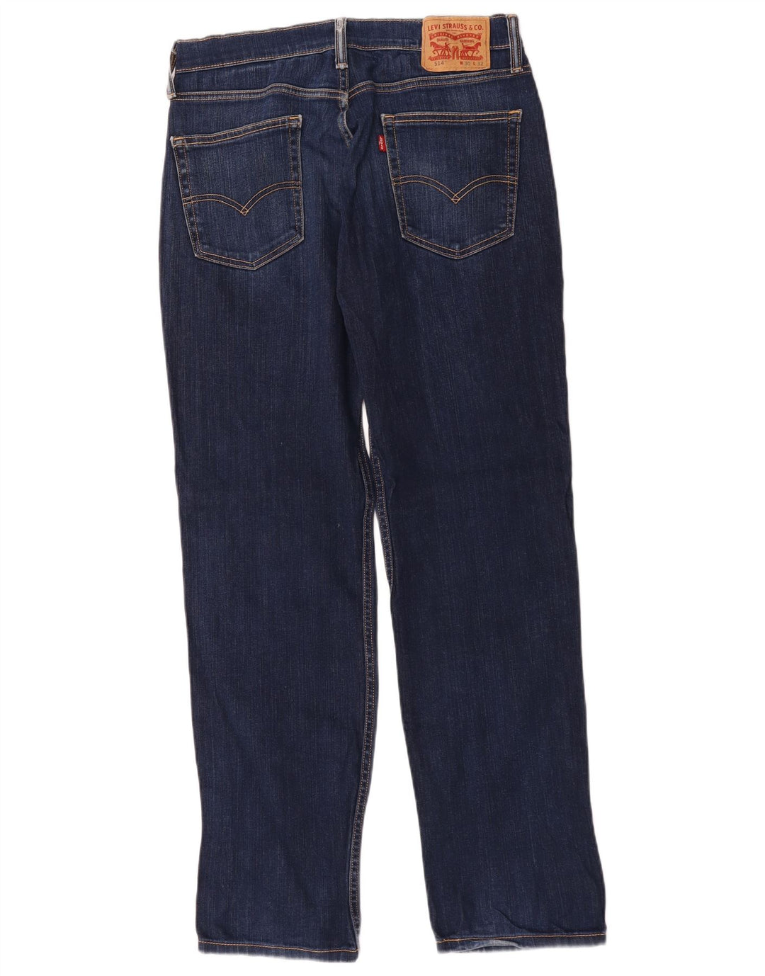 Levi's Herren 514 Straight Jeans W30 L32 Marineblau Baumwolle