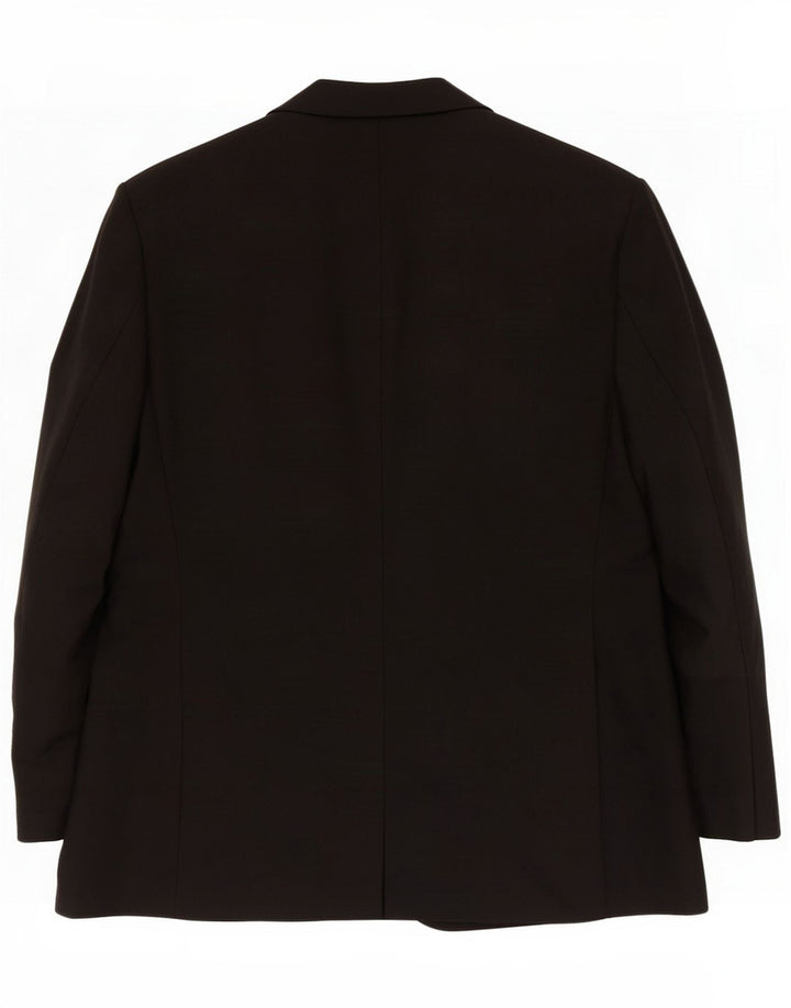 Marks & Spencer Herren-Blazer mit 2 Knöpfen, UK 38, mittelschwarz, Polyester