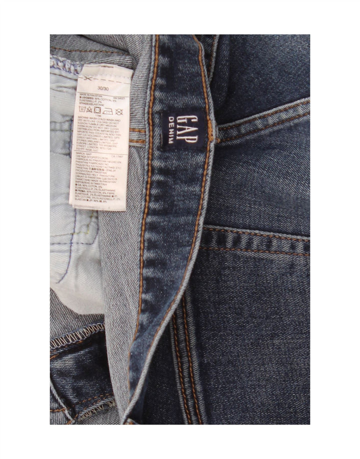 Gap Herren Slim Jeans W30 L30 Marineblau Baumwolle