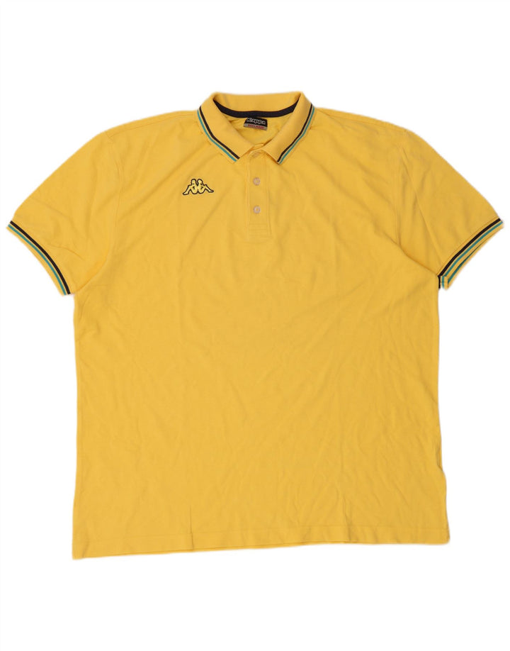 Kappa Herren Poloshirt 3XL Gelb