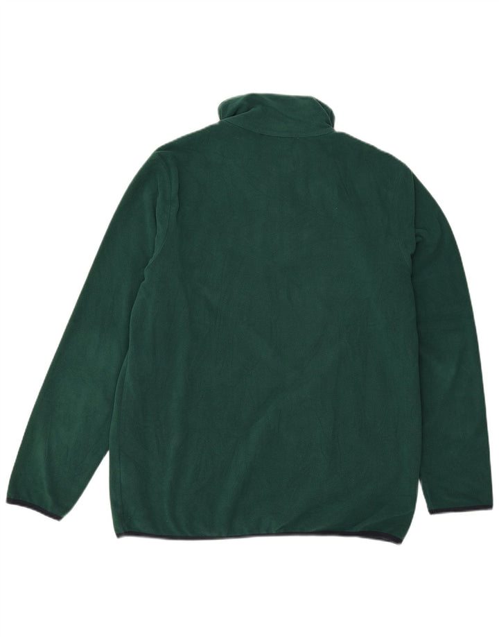 Lotto Herren-Fleecepullover mit Reißverschluss, XL, grünes Polyester