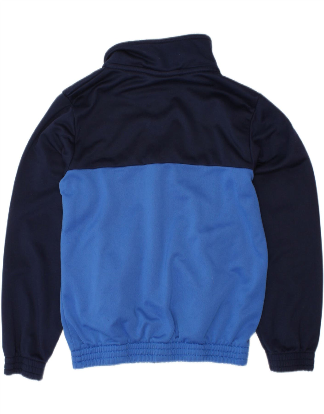 UMBRO Jungen-Trainingsanzugoberteil mit Grafik, 7–8 Jahre, Marineblau, Farbblock