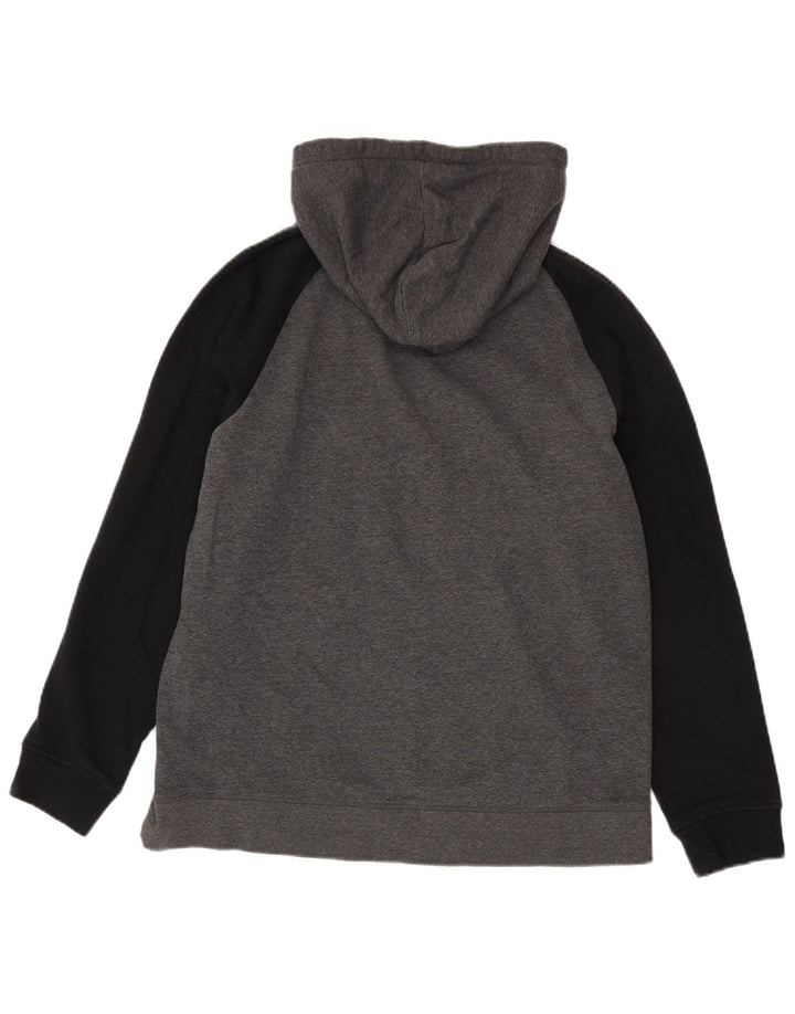 Reebok Herren Graphic Hoodie Pullover Mittelgraue Colourblock-Baumwolle