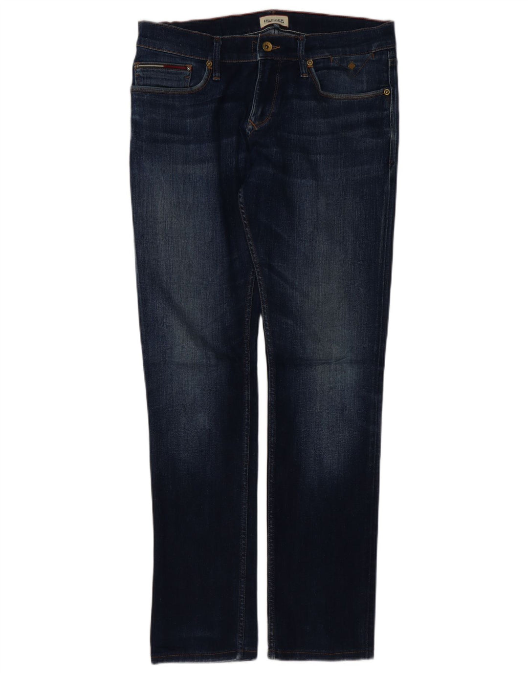 Tommy Hilfiger Herren Straight Jeans W32 L31 Marineblau