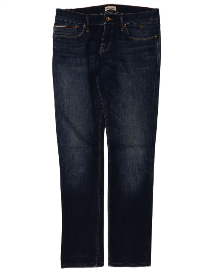 Tommy Hilfiger Herren Straight Jeans W32 L31 Marineblau